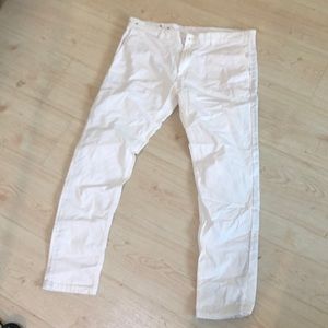 Zara white chinos